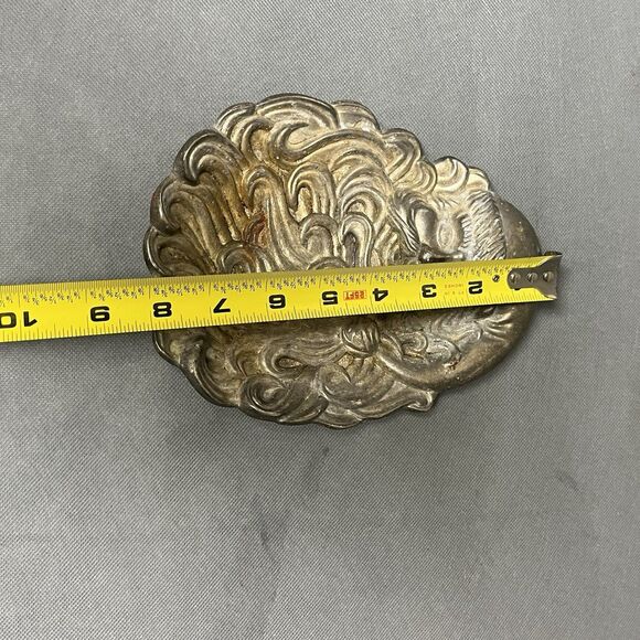 Vintage Santa Claus Candy Dish International Siler Company Silver Plated - Picture 11 of 11